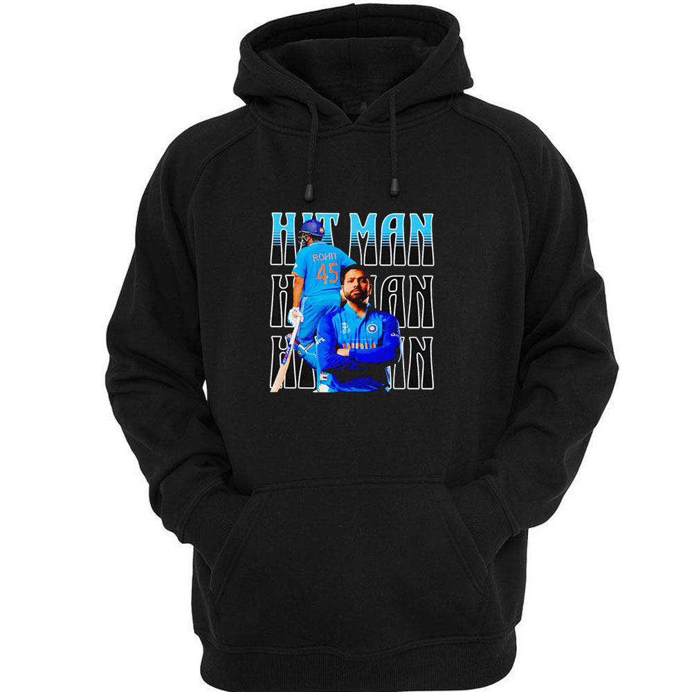 Hit Man Rohit Sharma Cricket Indian Cricket Shirt Hoodie Hit Man Rohit Sharma Cricket Indian Cricket Shirt Hoodie