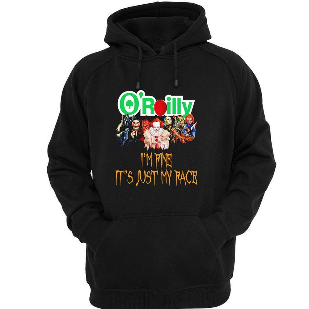 Horror Movie Characters Im Fine Its Just My Face Oreilly Auto Parts Halloween 2024 Shirt Horror Movie Characters Im Fine Its Just My Face Oreilly Auto Parts Halloween 2024 Shirt