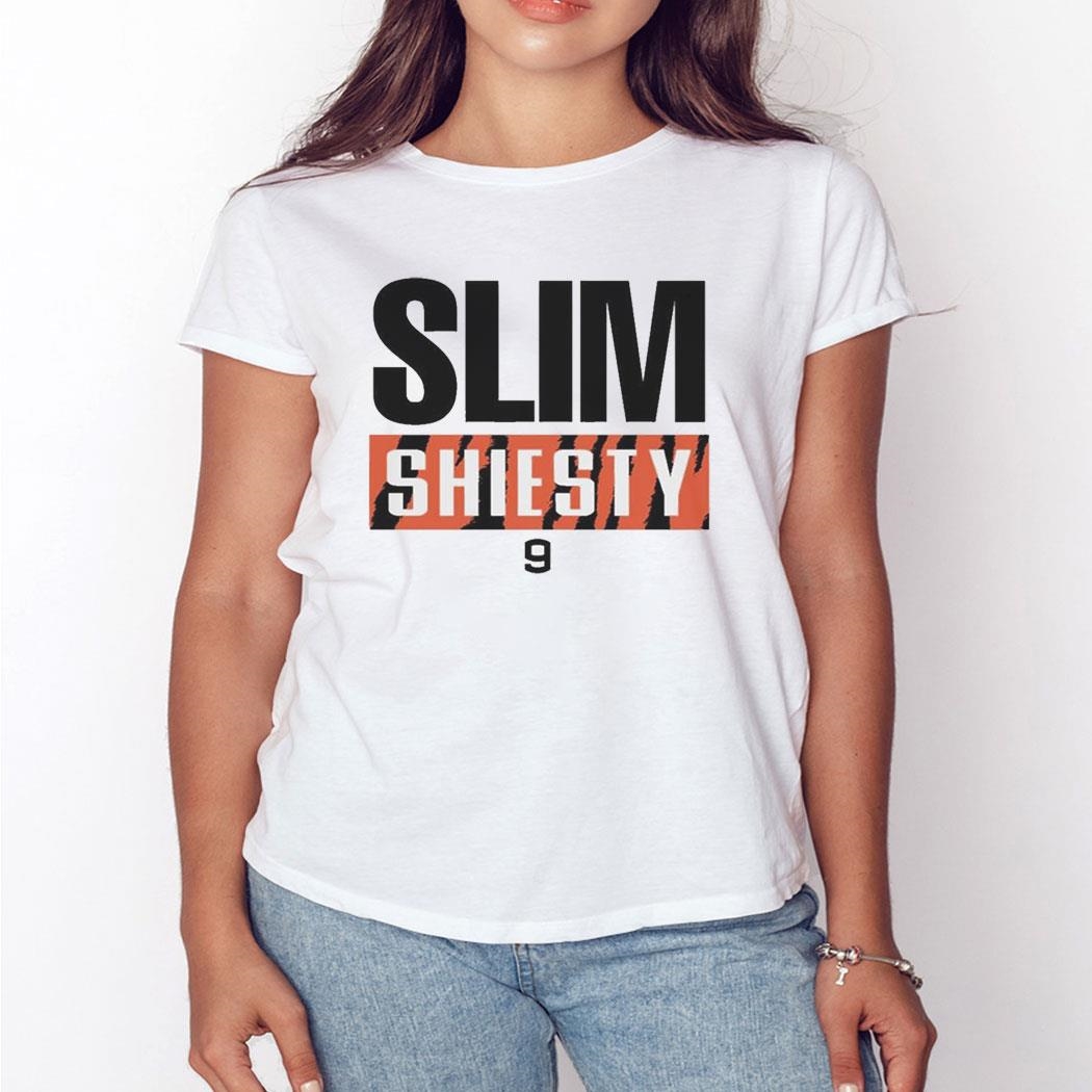 Joe Burrow Slim Shiesty 9 Cincinnati Bengals Nfl T Shirt Joe Burrow Slim Shiesty 9 Cincinnati Bengals Nfl T Shirt