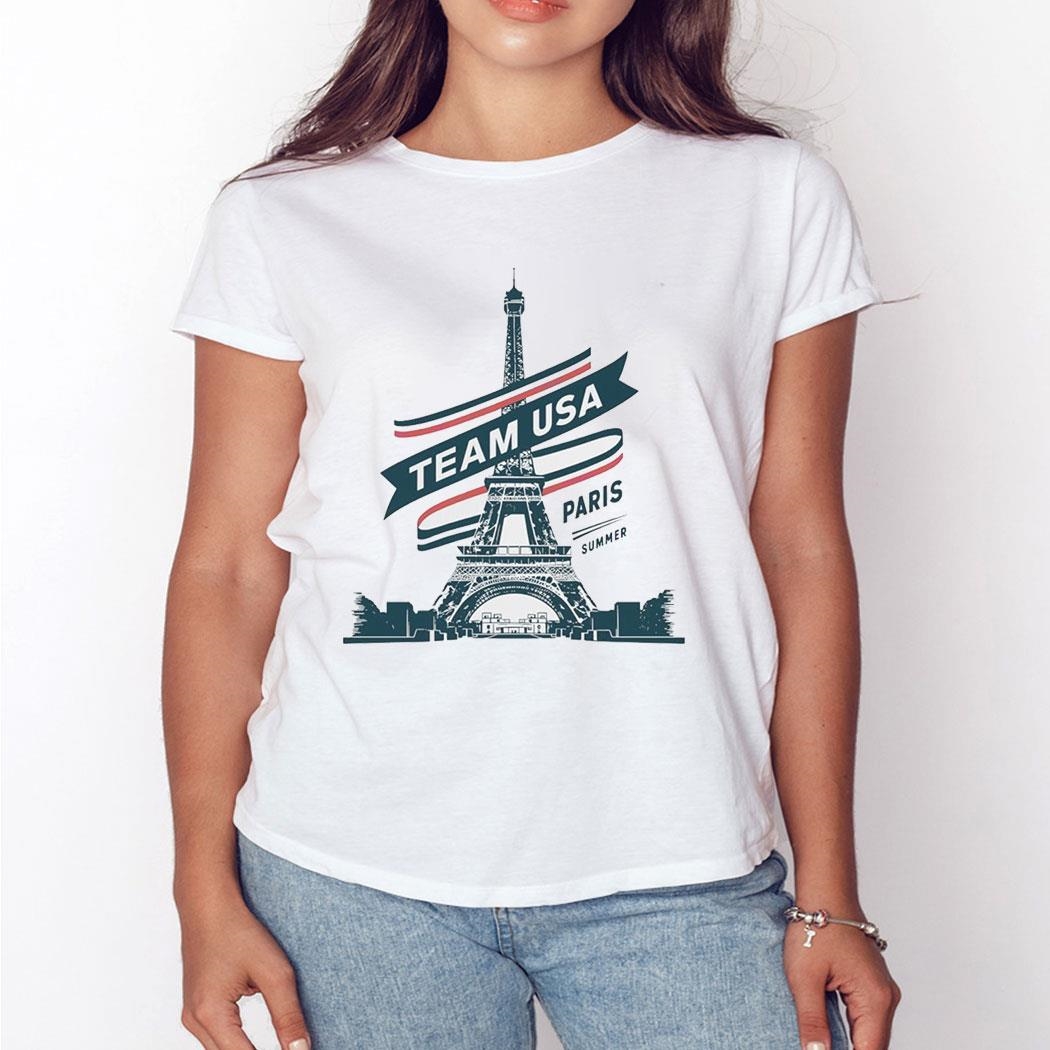 Team Usa Paris Summer Olympics 2024 Logo Shirt Hoodie Team Usa Paris Summer Olympics 2024 Logo Shirt Hoodie