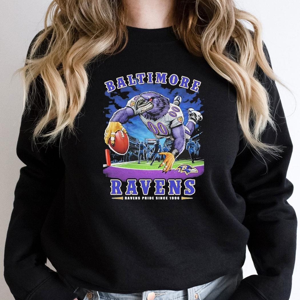 Baltimore Touchdown Touchdown Ravens Pride Since 1996 Mascot Shirt