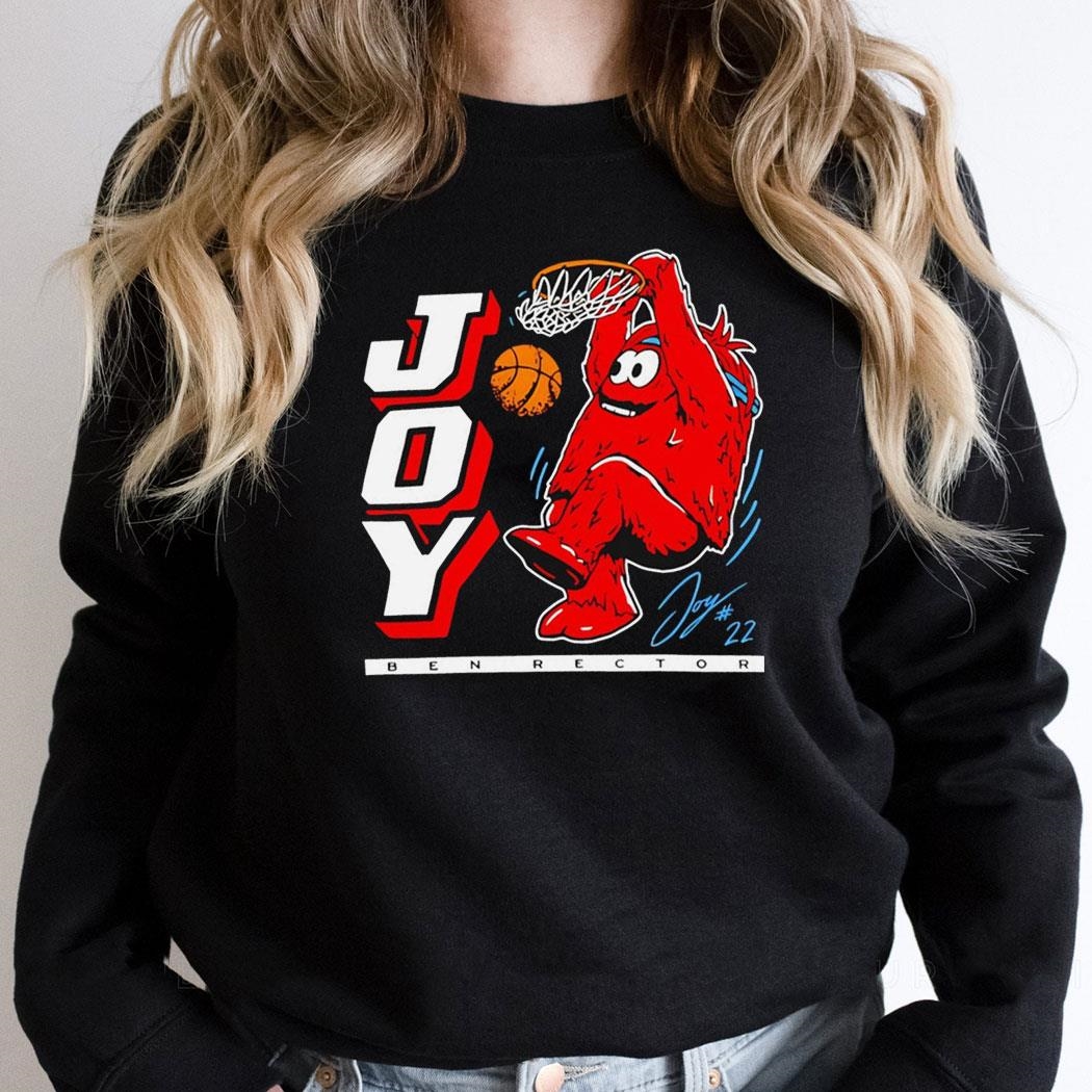 Ben Rector Mascot Dunking Joy Signature Shirt Ben Rector Mascot Dunking Joy Signature Shirt