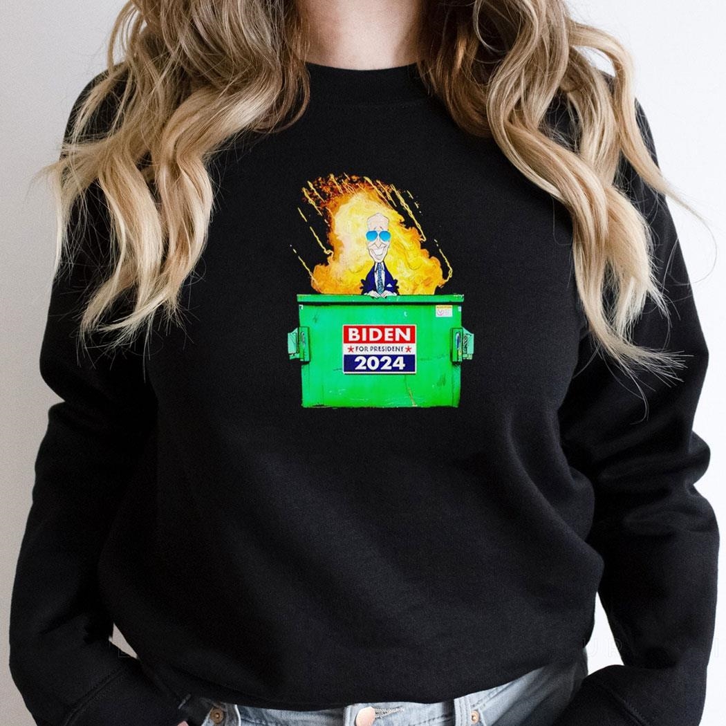 Biden Harris Dumpster Fire Shirthoodie