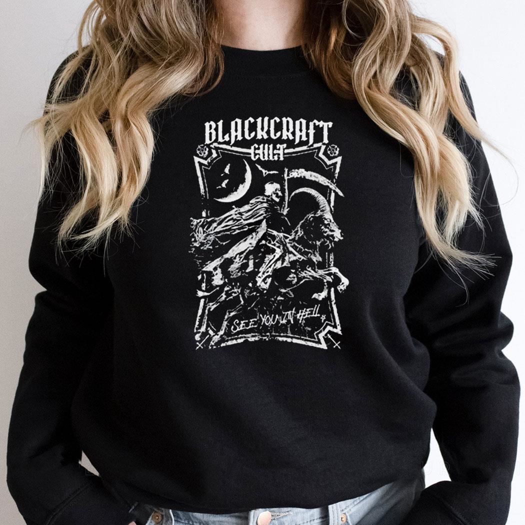 Blackcraft Cult See You In Hell Paint Shirt Hoodie