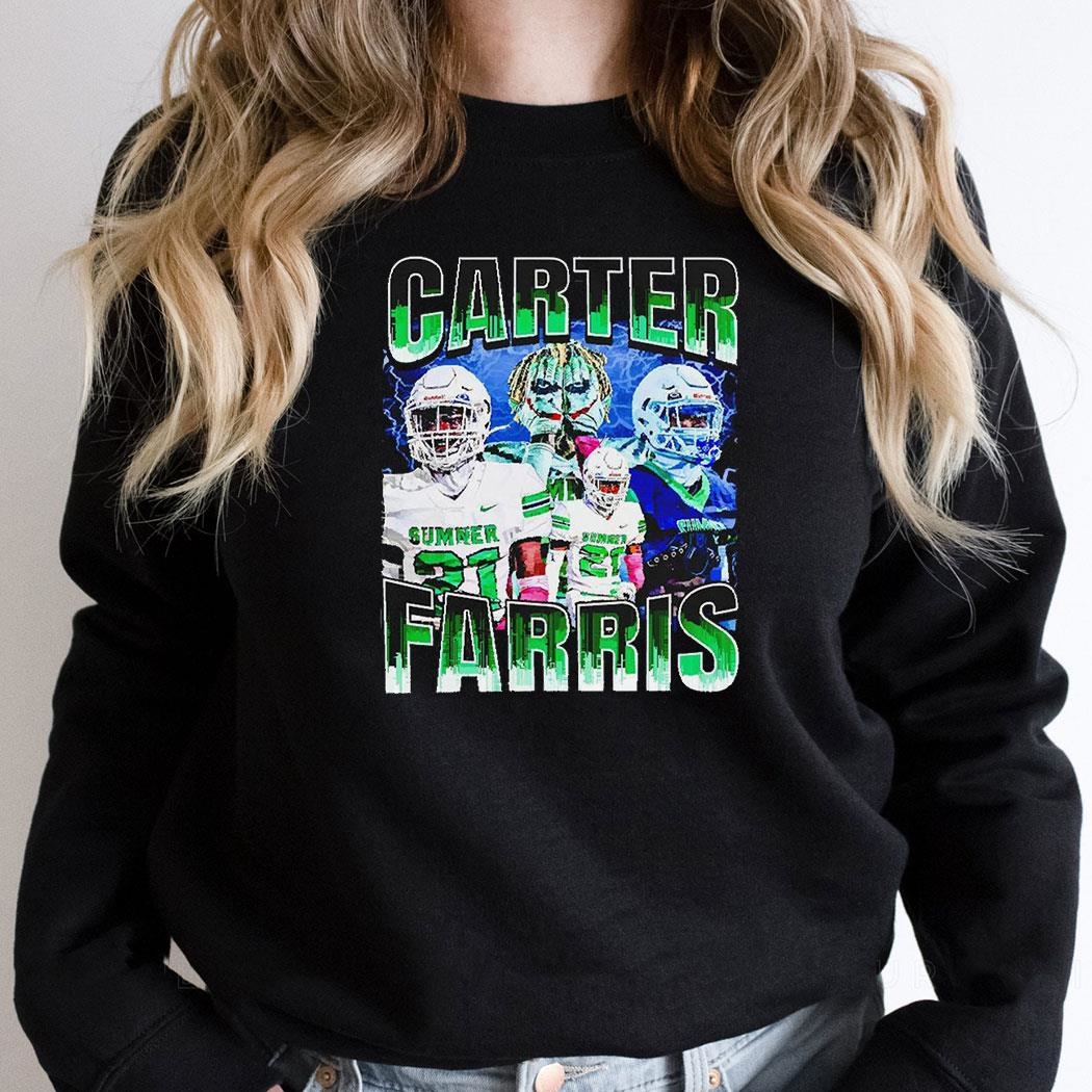 Carter Farris Hudl Football Shirt Hoodie