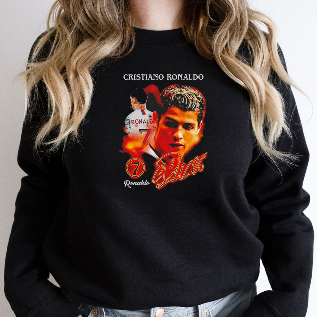 Cristiano Ronaldo 7 Signature Shirt Hoodie