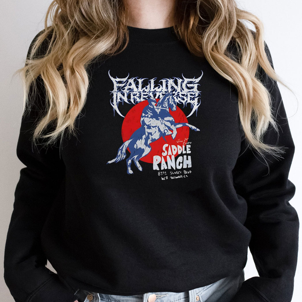 Falling In Reverse Saddle Ranch Shirt Hoodie Falling In Reverse Saddle Ranch Shirt Hoodie