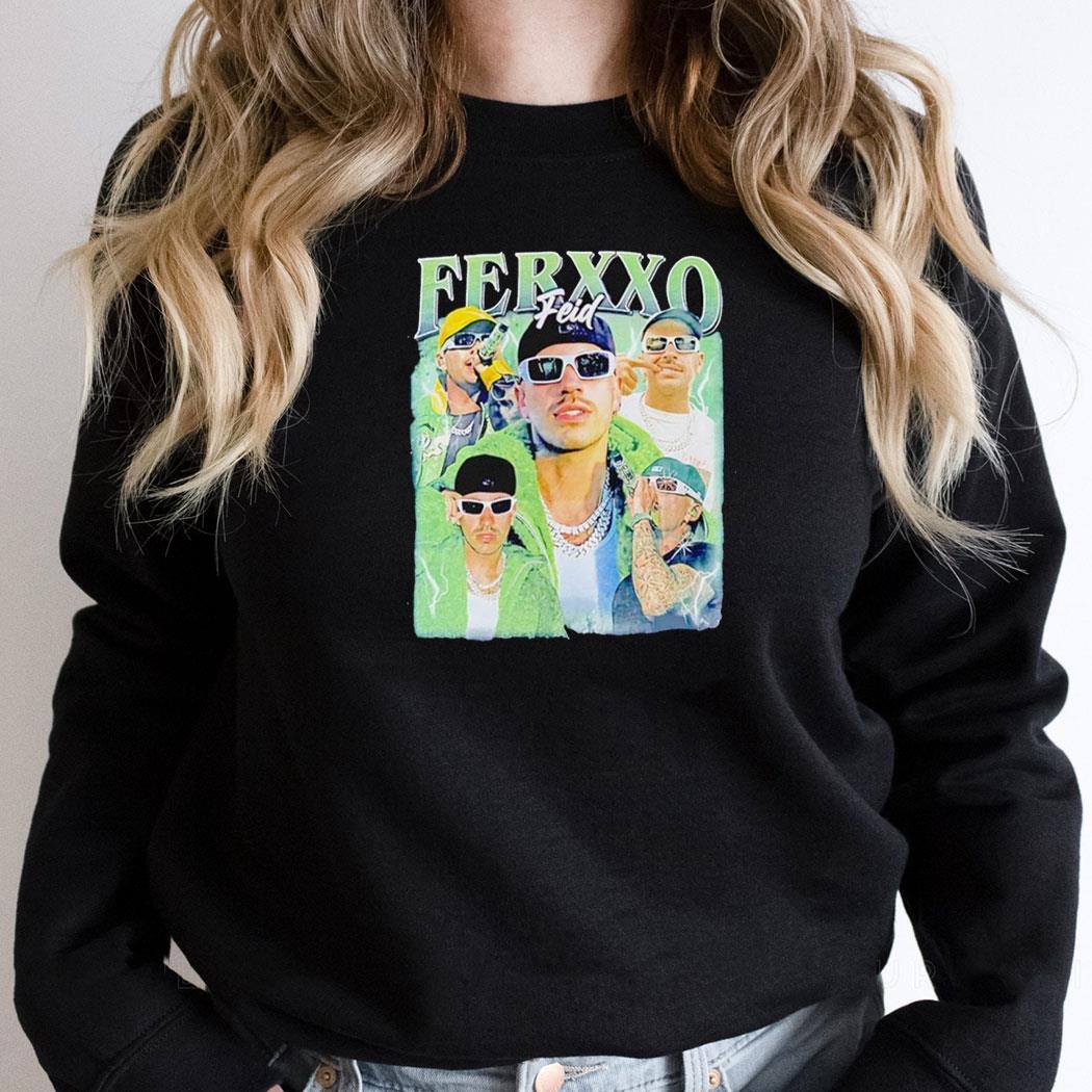 Ferxxo Feid Black Vintage Shirt Hoodie