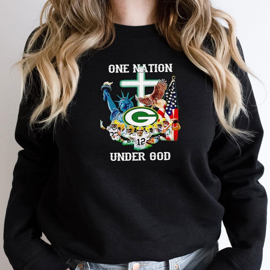 Green Bay Packers One Nation Under God Shirt Hoodie