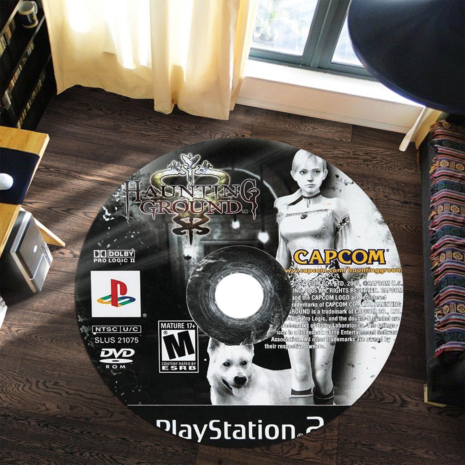 Haunting Ground Playstation 2 Disc Round Rug Carpet