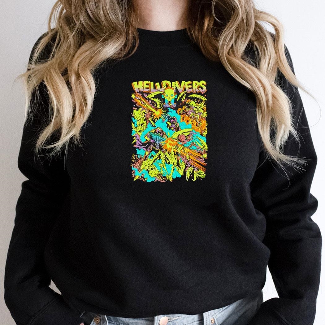 Helldivers The Taste Of Freedom Fangamer Shirt Helldivers The Taste Of Freedom Fangamer Shirt