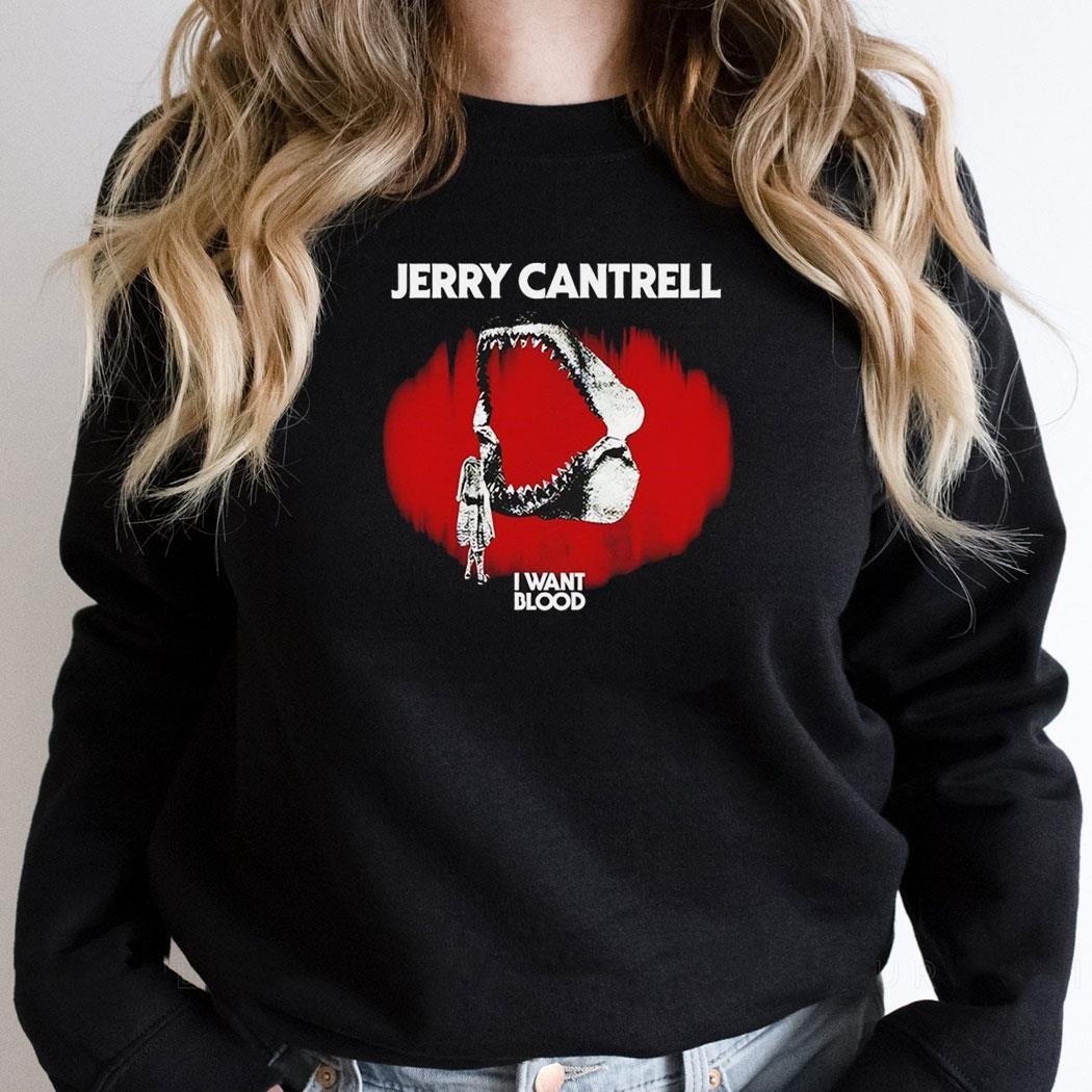 Jerry Cantrell I Want Blood Logo Shirt