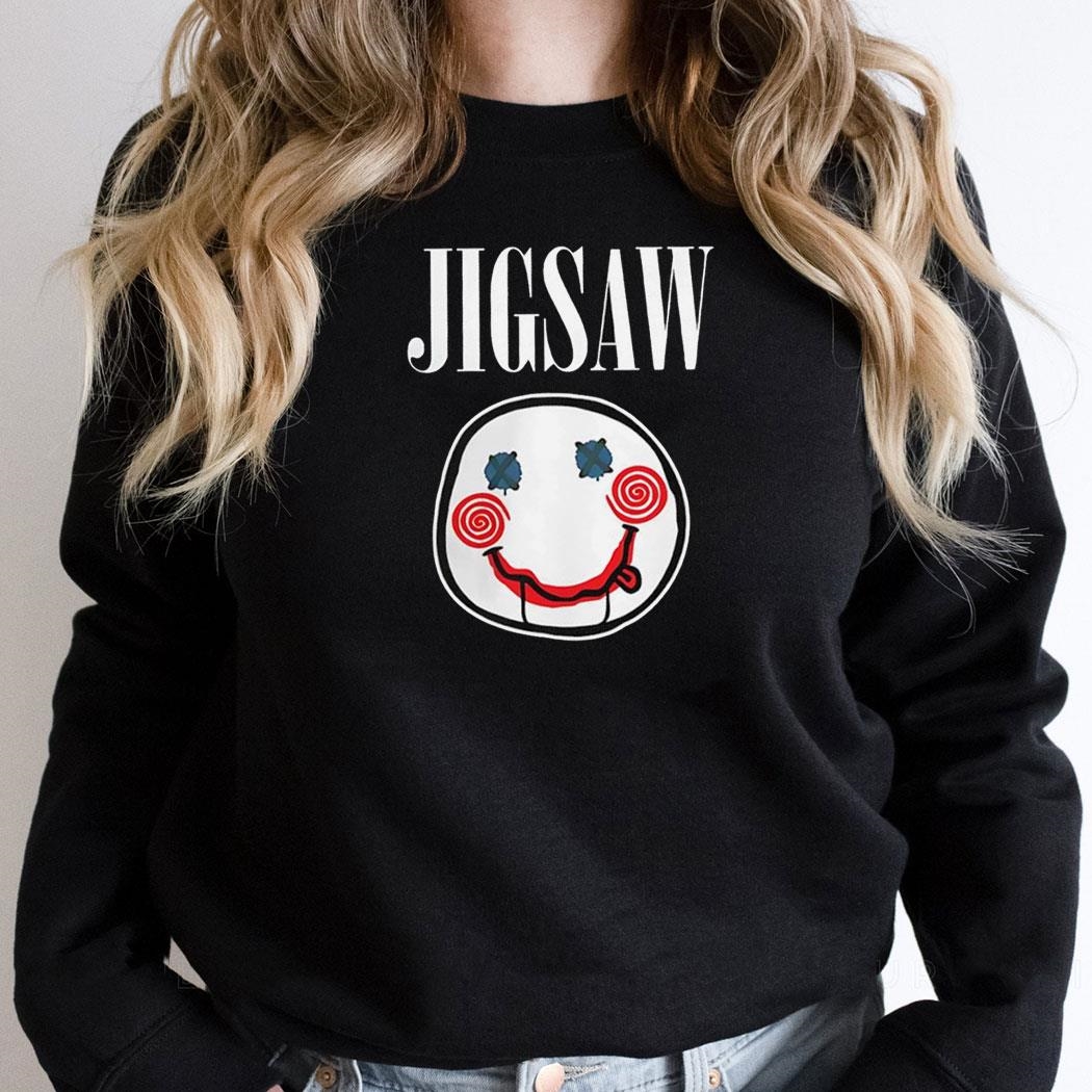 Jigsaw Saw Movies And Nirvana Shirt Hoodie