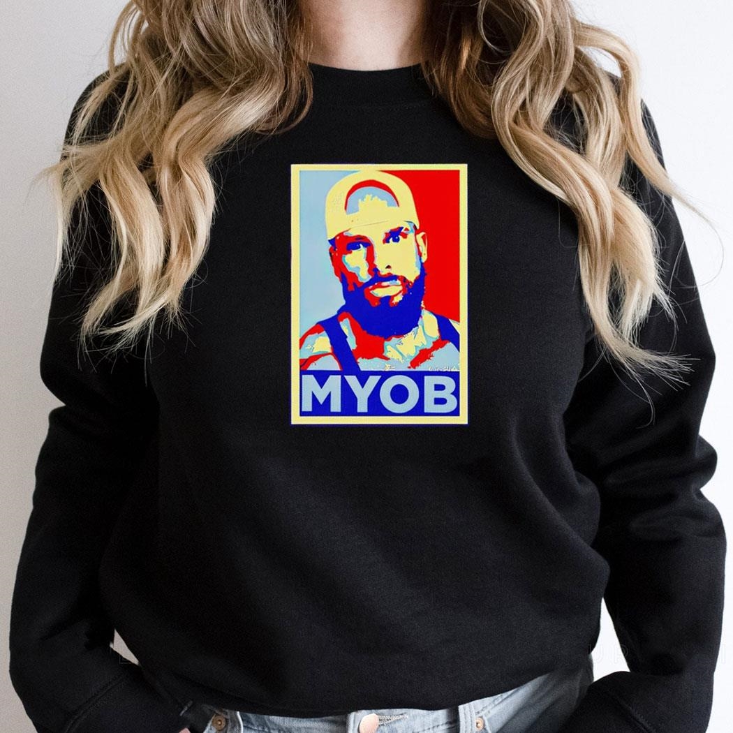 Joey Swoll Myob Vintage Shirthoodie