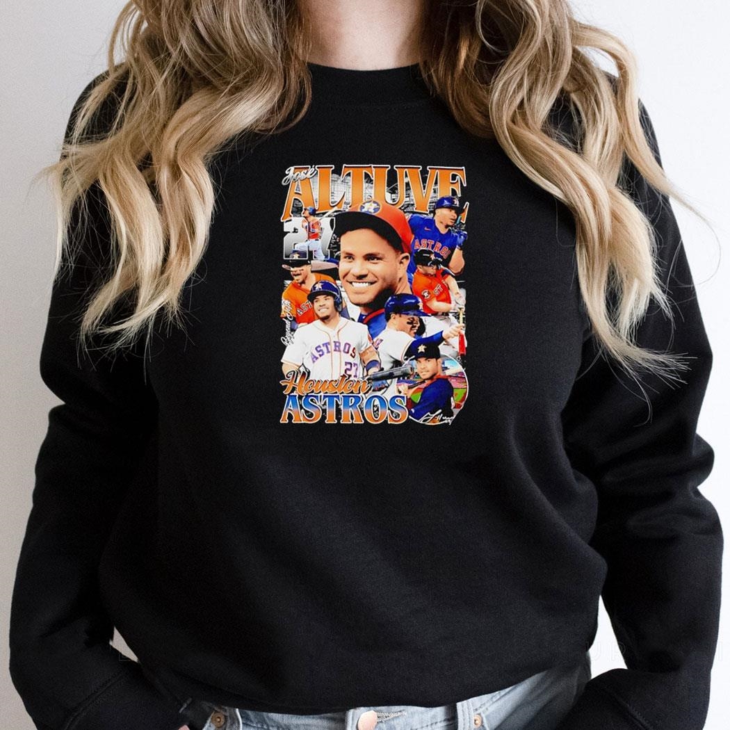 Jose Altuve Houston Astros Baseball Signature Graphic Shirt Hoodie