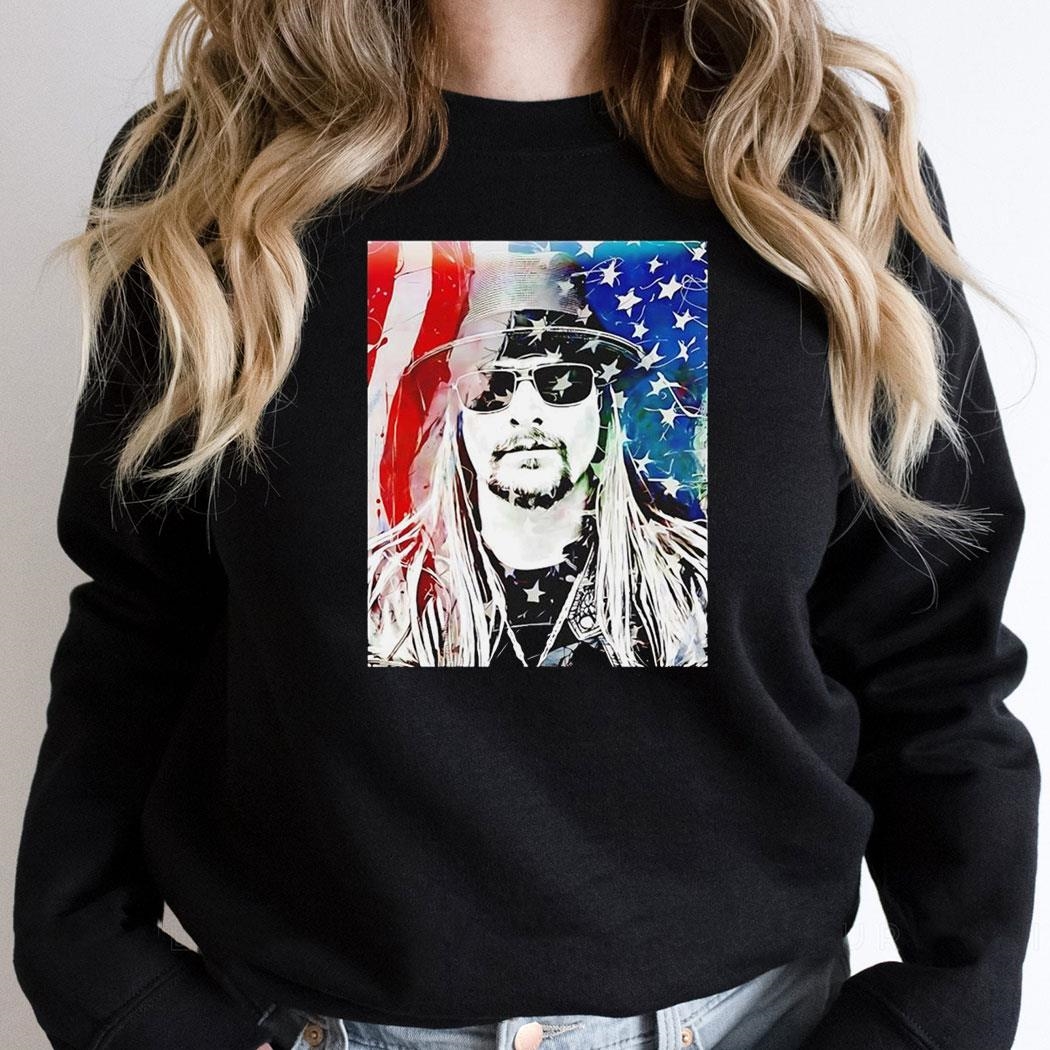 Kid Rock American Flag 2024 Vintage Shirt