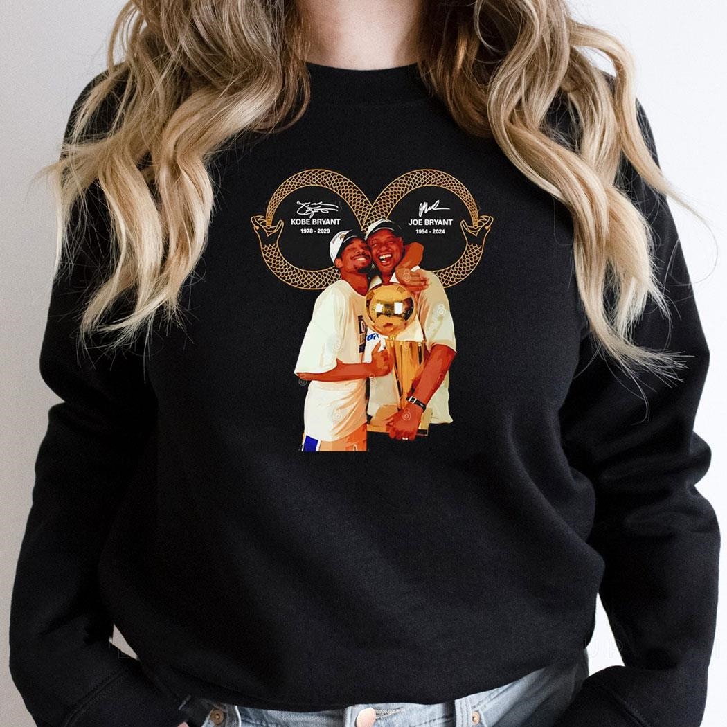 Kobe Bryant 1978 2020 And Joe Bryant 1954 2024 Signature Shirt