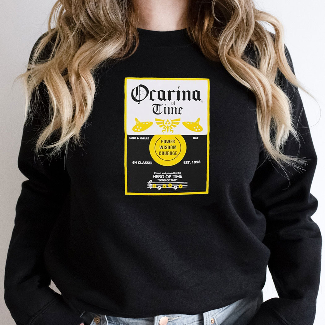 Legend Of Zelda Ocarina Of Time Corona Beer Est 1998 Shirt Hoodie