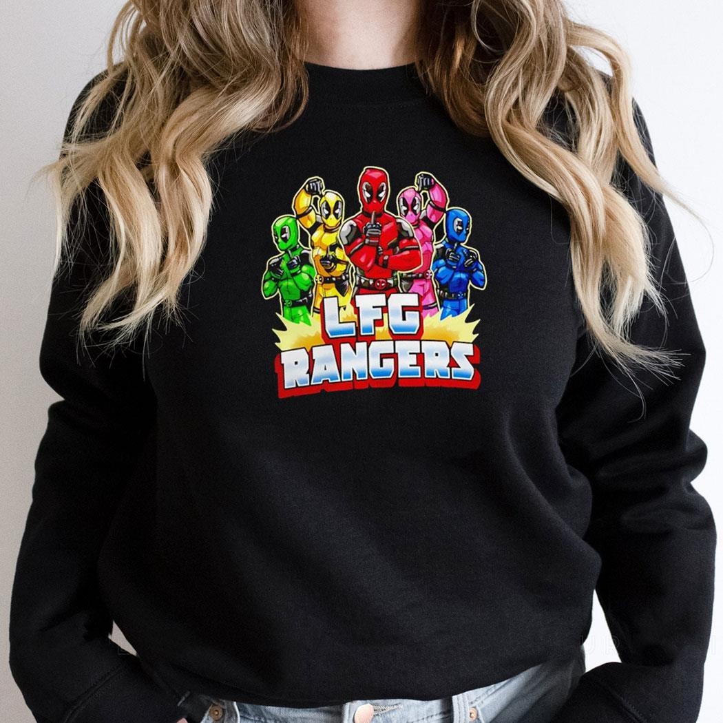 Lfg Rangers Deadpool And Mighty Morphin Power Rangers Shirt Hoodie Lfg Rangers Deadpool And Mighty Morphin Power Rangers Shirt Hoodie
