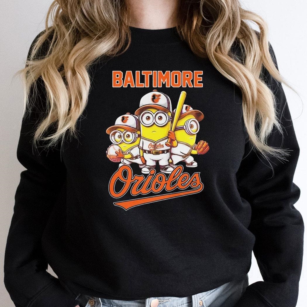 Minions 2024 Baltimore Orioles Mlb Shirt Minions 2024 Baltimore Orioles Mlb Shirt