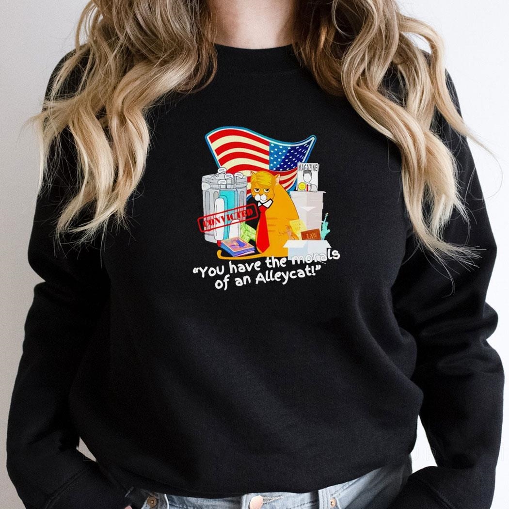 Morals Of An Alley Cat Presidential Debate 2024 Quote Shirthoodie Morals Of An Alley Cat Presidential Debate 2024 Quote Shirthoodie