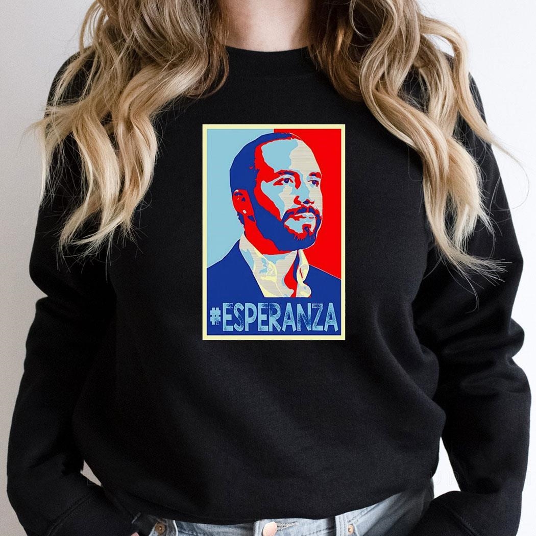 Nayib Bukele Presidente De El Salvador Esperanza Hope Shirt