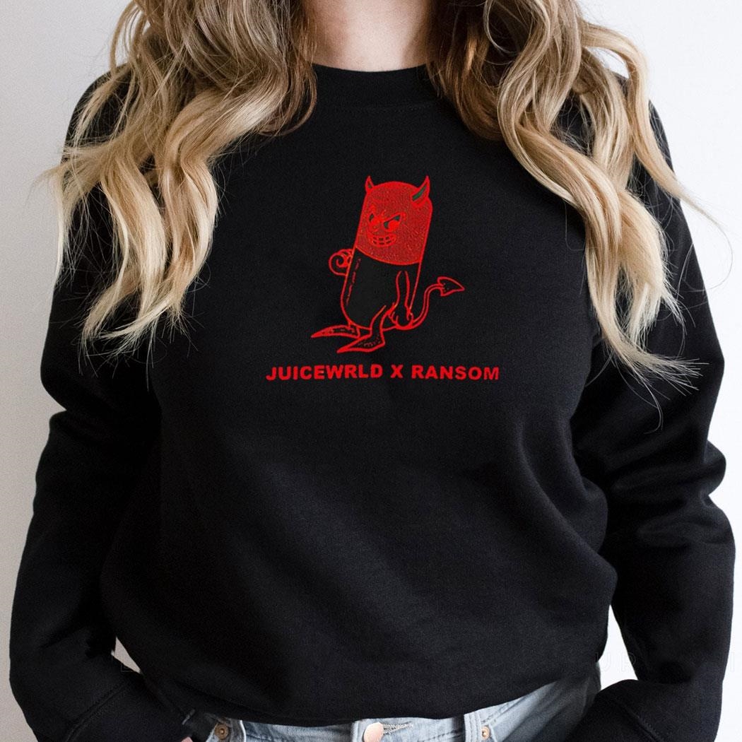 Ransom Devil Capsule X Juice Wrld Shirthoodie