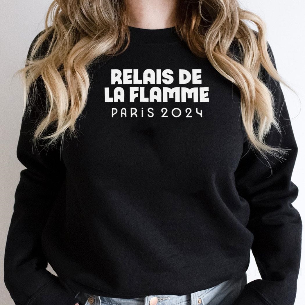Relais De La Flamme Paris 2024 Shirt Relais De La Flamme Paris 2024 Shirt