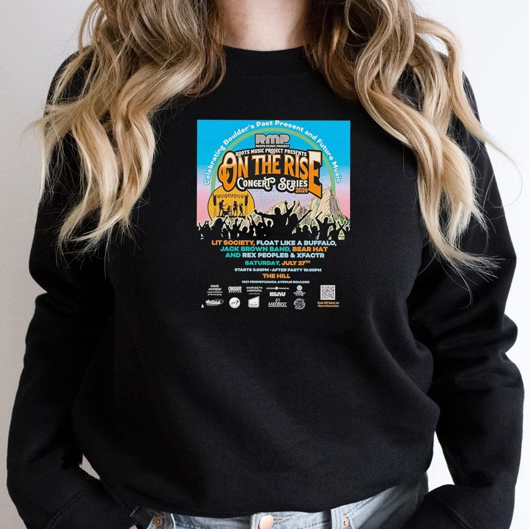 Roots Music Project Presents On The Rise Concert Series 2024 Poster Shirt