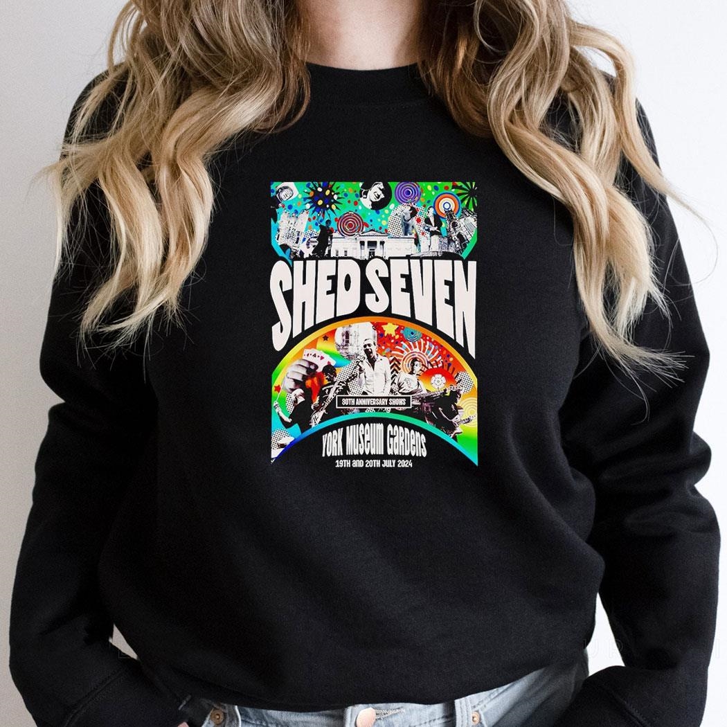 Shed Seven Museum Gardens 30th Anniversary Event Shirt