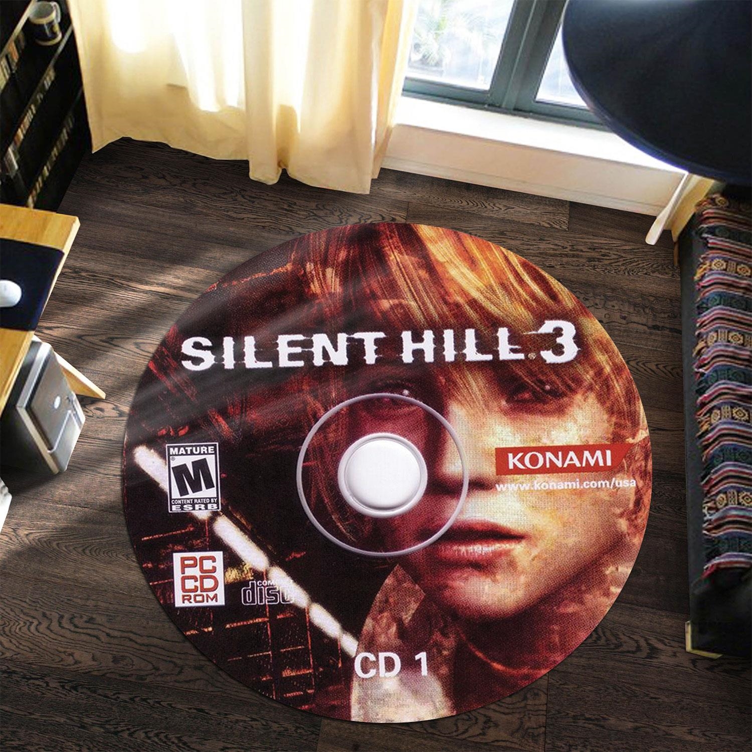 Silent Hill 3 Cd1 Disc Round Rug Carpet