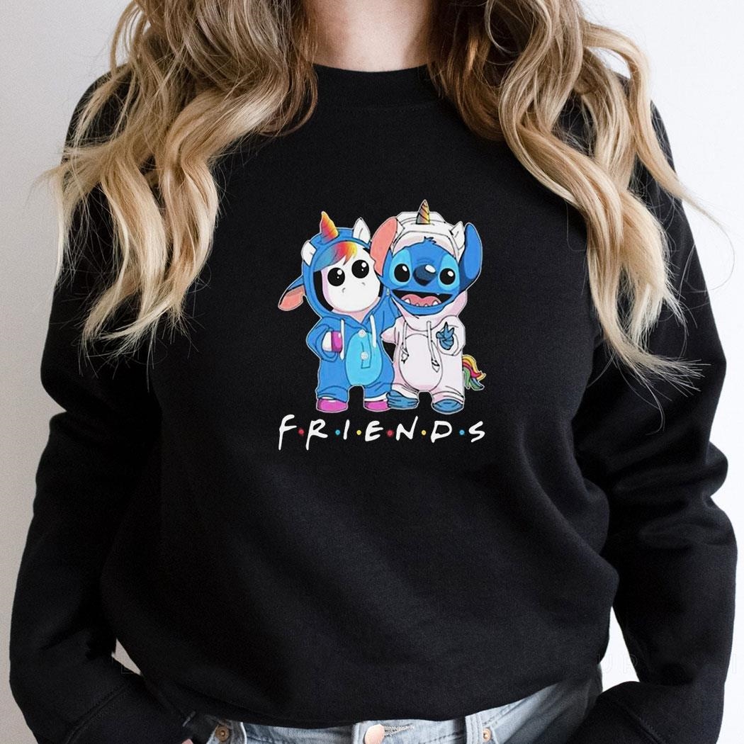 Stitch And Unicorn Best Friends For Life Disney Fan Painting 2024 Shirthoodie