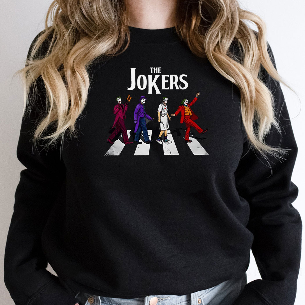 The Joker Crossing Abbey Road Shirt Hoodie