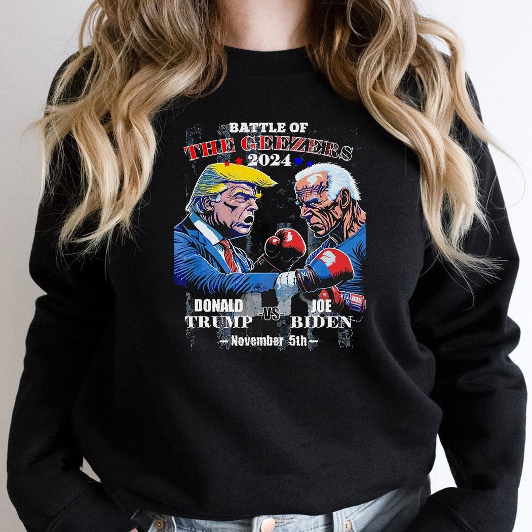 Trump Vs Bullet And Biden Vs Stairs Photo Shirt Hoodie