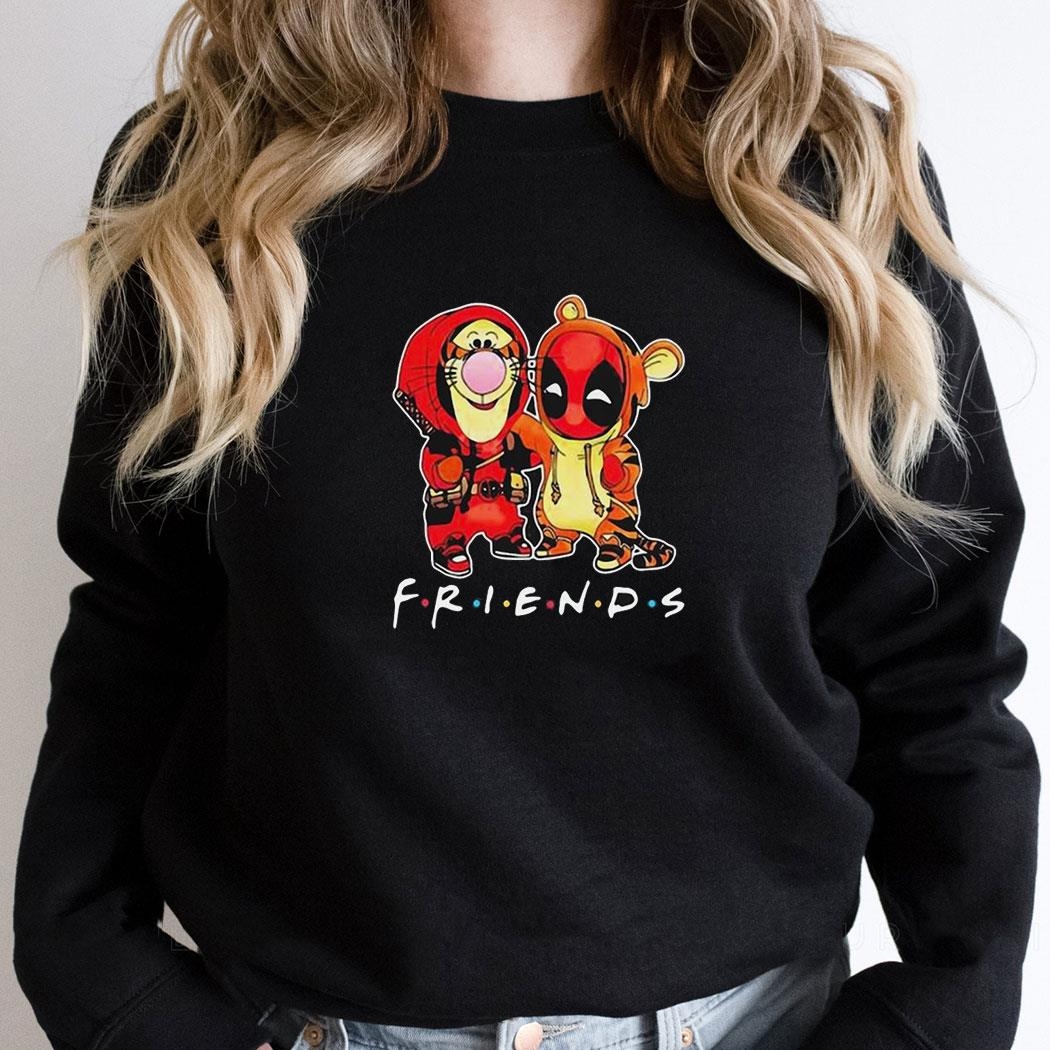Winnie The Pooh Tigger And Deadpool Best Friends Disney 2024 Shirthoodie