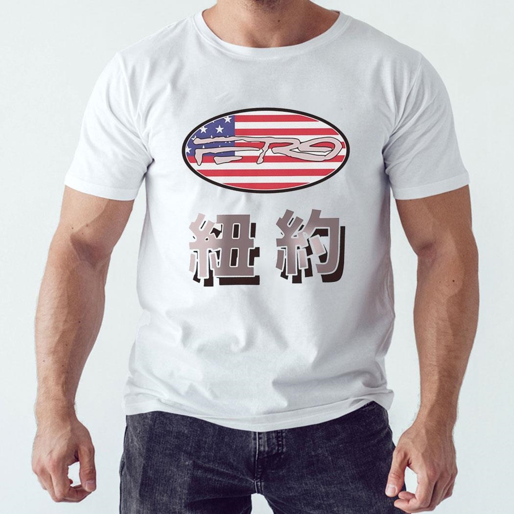 Awake Ny Ferg Uptown Li Downtown American Flag Shirt