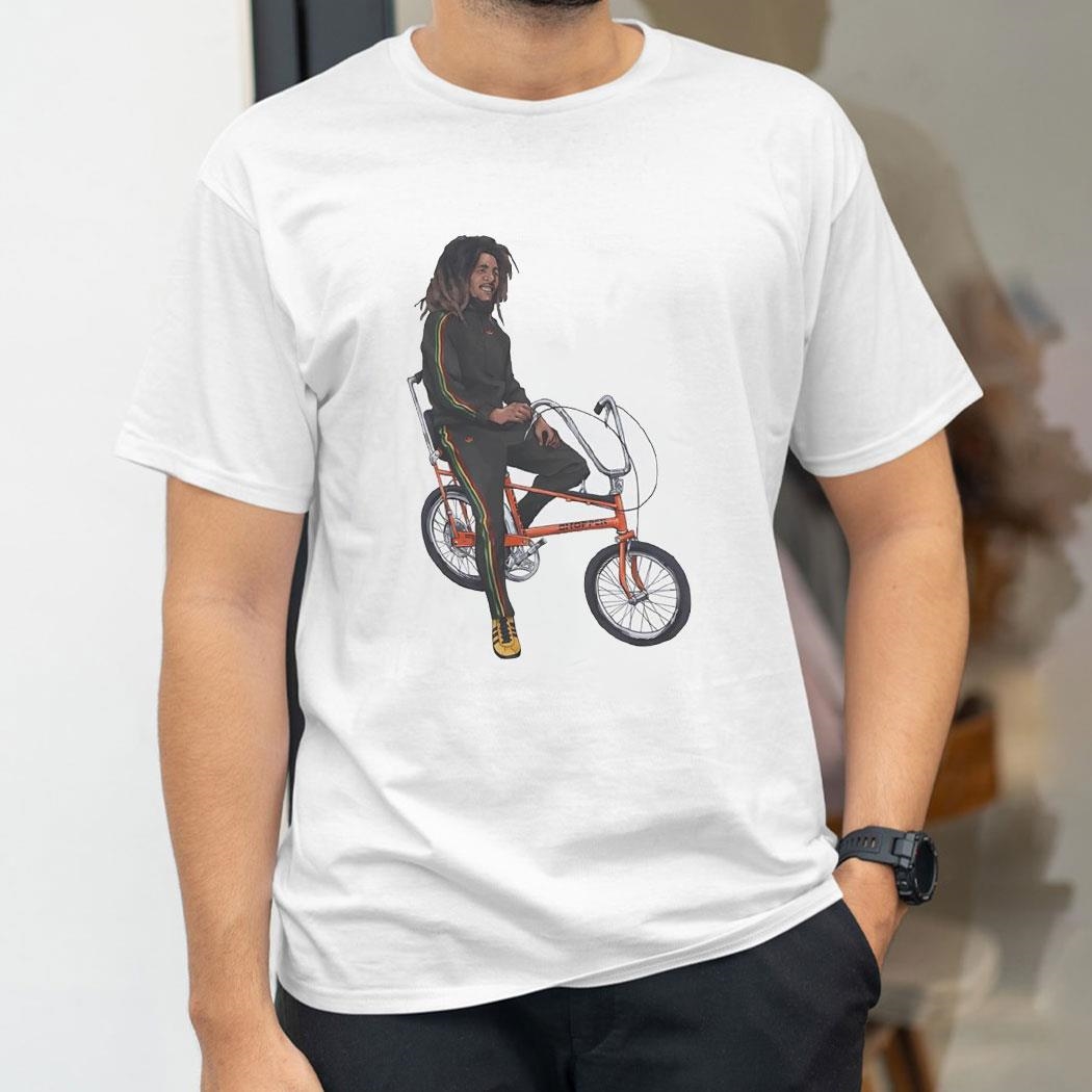 Bob Marley With Bike One Love Shirt Hoodie