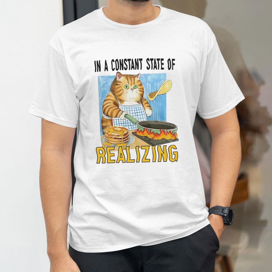 Cat Chef In A Constant State Of Realizing Art Shirt Hoodie