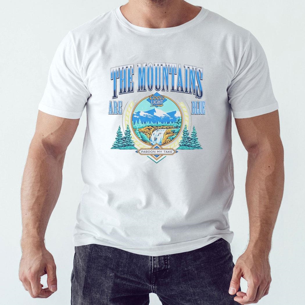 Coors Light X Pmt The Mountains Are Blue Shirt