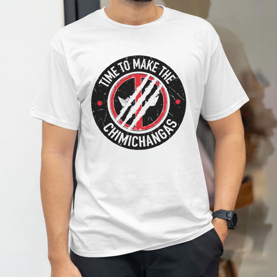 Deadpool Time To Make The Chimichangas Logo Shirt Hoodie