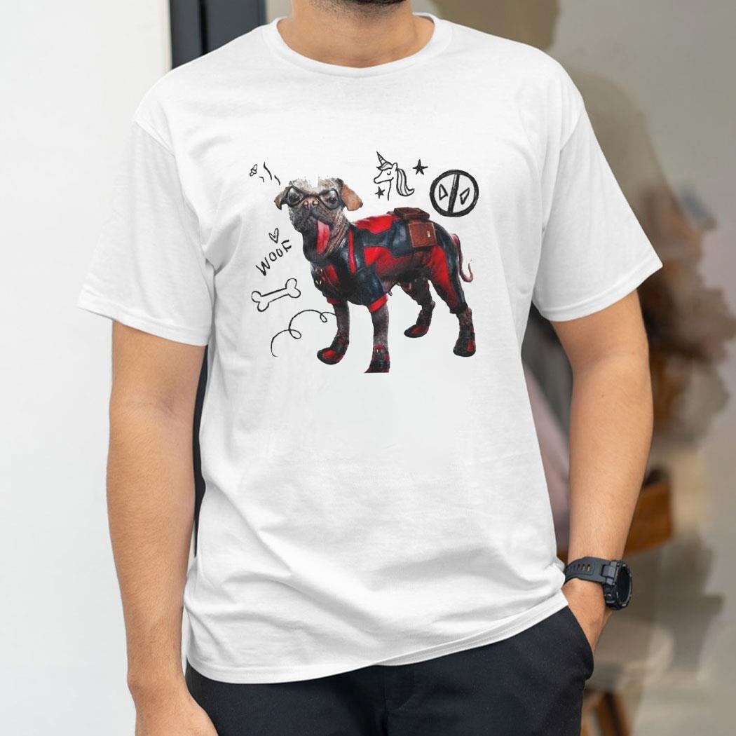 Dogpool Woof Little Unicorn Deadpool And Wolverine 2024 Shirt