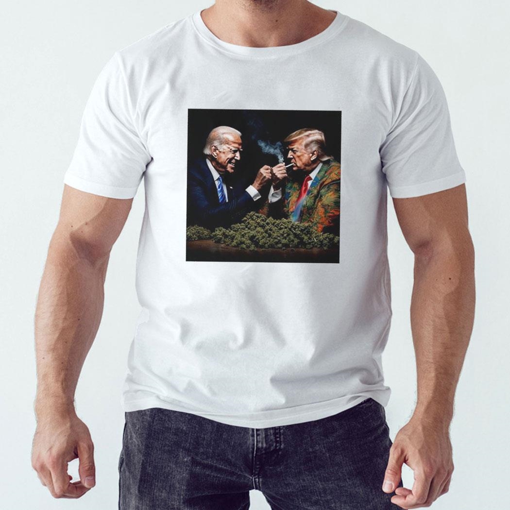 Donald Trump And Joe Biden Sharing A Joint Shirt Hoodie