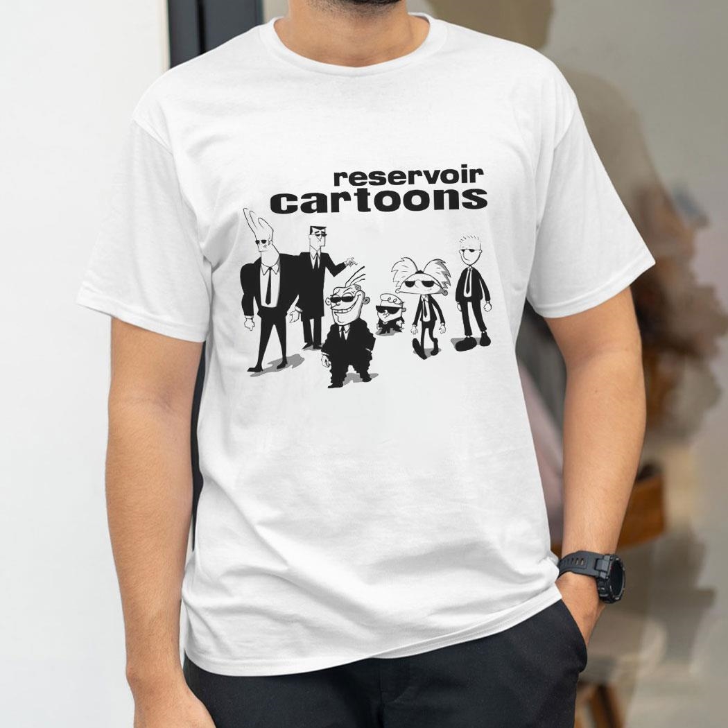 Johnny Bravo Professor Utonium Eddie Dexter Arnold And Doug X Reservoir Dogs Cartoon Shirt