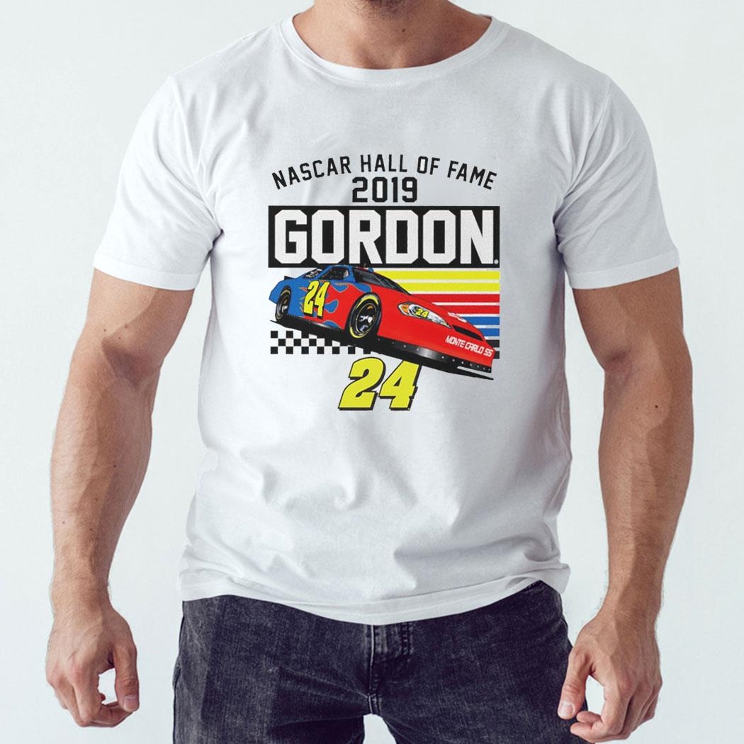 Nascar Checkered Flag Sports Heather Hall Of Fame Shirt