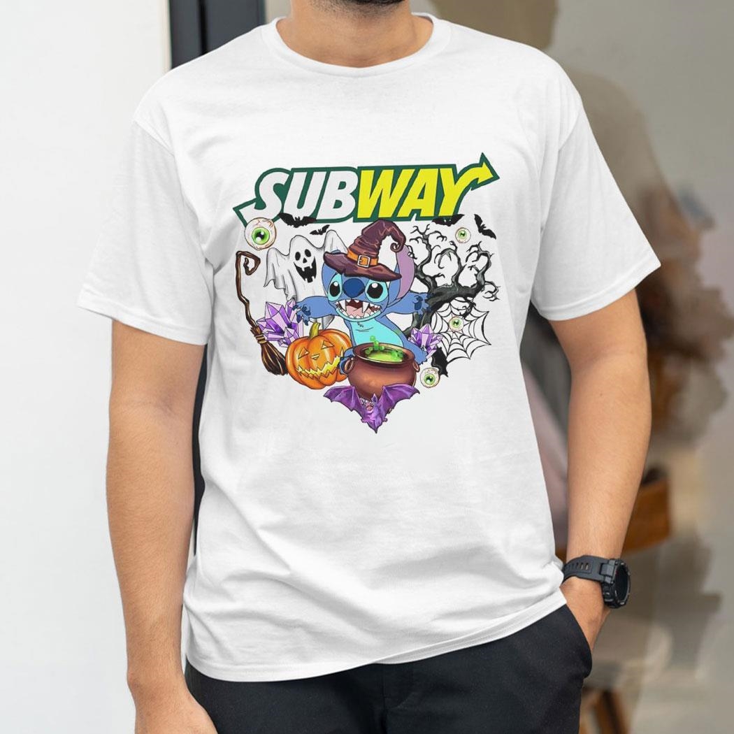 Stitch Witch Halloween Subway 2024 Shirt