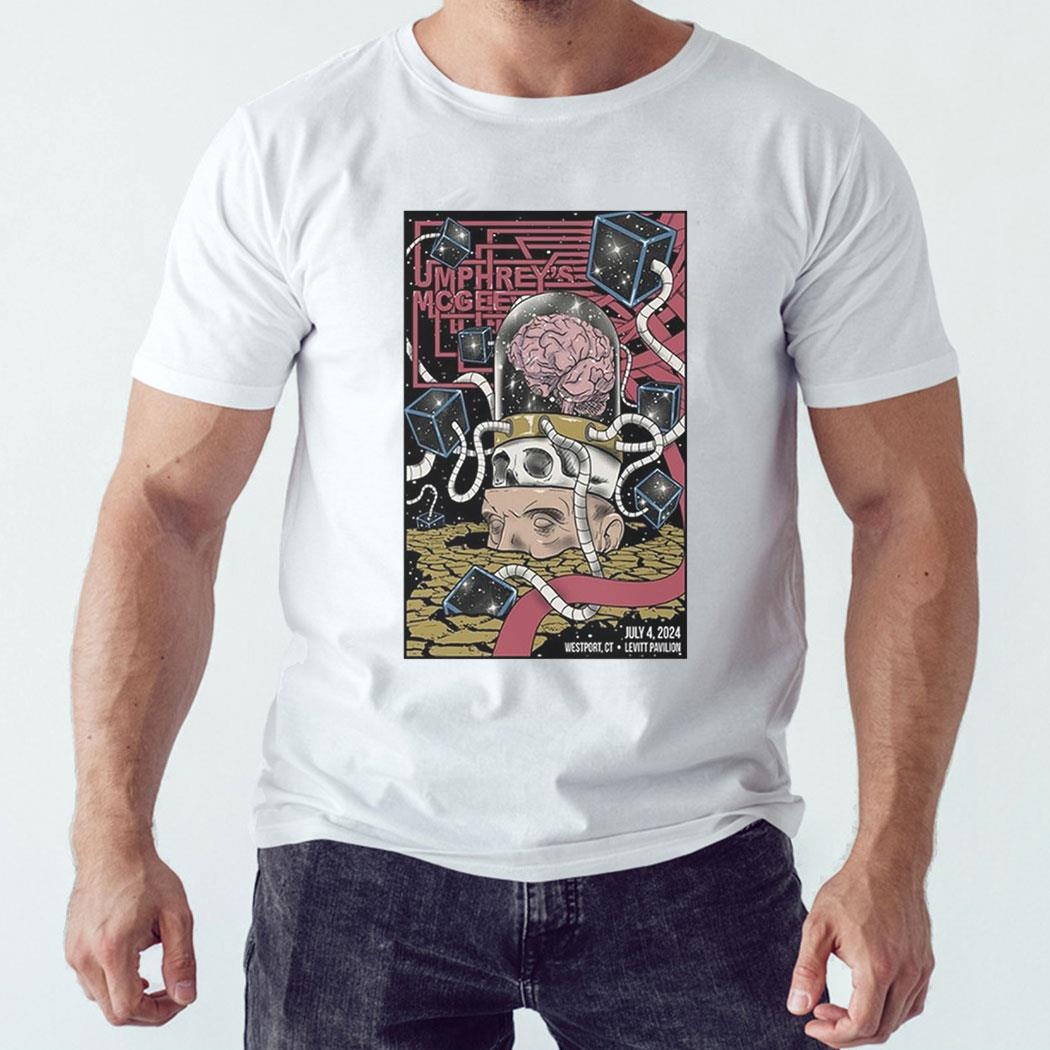 Umphreys Mcgee July 4 2024 Levitt Pavilion Westport Ct Poster Shirt