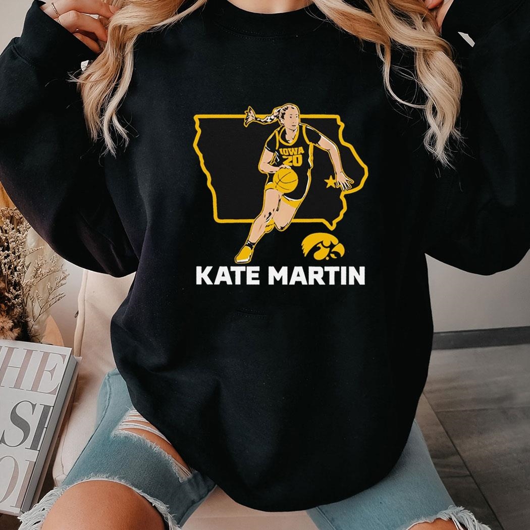 Kate Martin Iowa Hawkeyes State Star 2024 Shirt