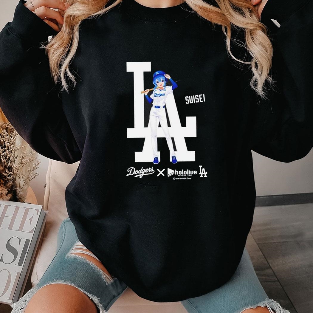 Los Angeles Dodgers Hololive Night Suisei Shirt Hoodie