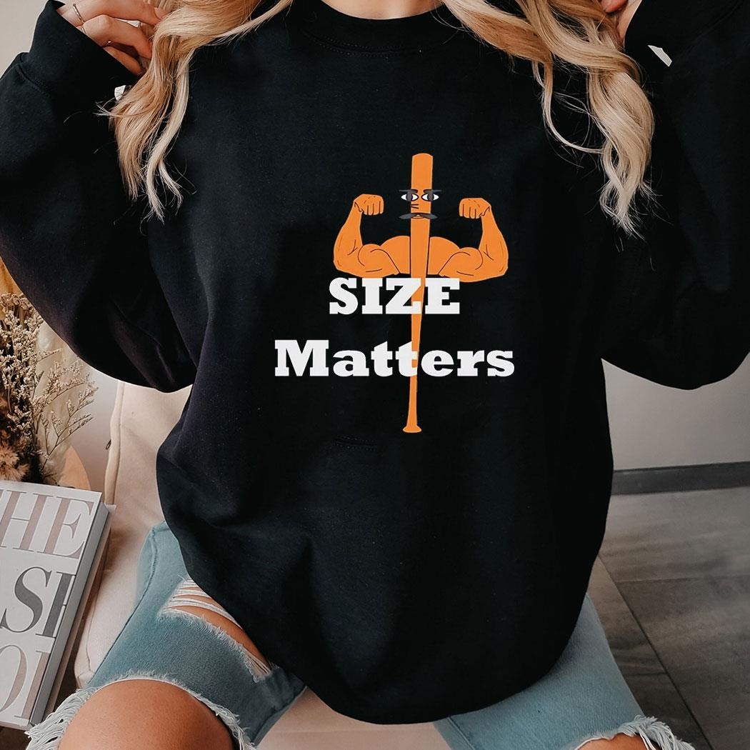 Size Matters Muscle Baseball Shirt