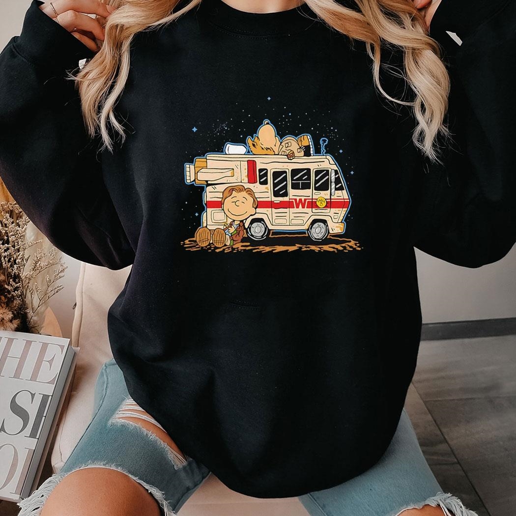 Spaceballs Lone Starr Barf And The Eagle 5 X Peanuts Cartoon Shirt